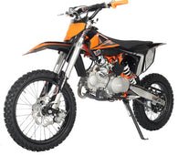 Free Shipping! X-PRO  Sail 125 125cc Dirt Bike with 4-speed Manual Transmission! Kick Start, Big 17"/14" Tires! Zongshen Brand Engine!