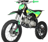 Free Shipping! X-PRO X19 125cc Dirt Bike with 4-Speed Semi-Automatic Transmission, Kick Start, Big 17"/14" Tires! Zongshen Brand Engine!