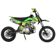 Free Shipping! X-PRO Bolt 125cc Dirt Bike with Automatic Transmission, Electric Start, Big 14"/12" Tires!