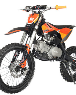 Free Shipping! X-PRO X19 125cc Dirt Bike with 4-Speed Semi-Automatic Transmission, Kick Start, Big 17"/14" Tires! Zongshen Brand Engine!