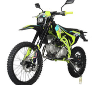 Free Shipping! X-PRO Storm DLX 150 Dirt Bike with All Lights, 4-Speed Manual Transmission, Electric/Kick Start, Big 19"/16" Tires!