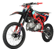 Free Shipping! X-PRO Storm 150 Dirt Bike with 4-Speed Manual Transmission, Electric/Kick Start, Big 19"/16" Tires!