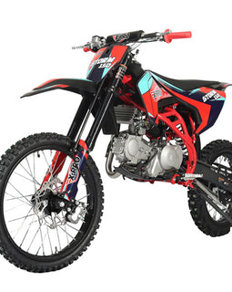 Free Shipping! X-PRO Storm 150 Dirt Bike with 4-Speed Manual Transmission, Electric/Kick Start, Big 19"/16" Tires!