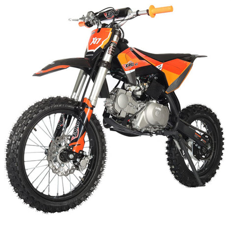 Free Shipping ! X-PRO X17 125cc Dirt Bike with Automatic Transmission, Electric Start, Big 17