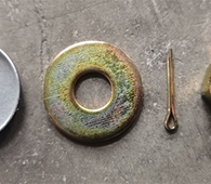 M14 Front Wheel Castle Nut Set