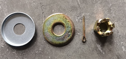M14 Front Wheel Castle Nut Set