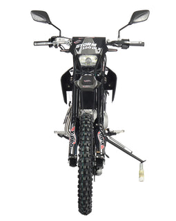 Free Shipping! X-PRO Storm DLX 150 Dirt Bike with All Lights, 4-Speed Manual Transmission, Electric/Kick Start, Big 19in/16in Tires!