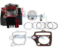 52mm Cylinder Piston Pin Ring Gasket Kit for 110cc ATVs & Dirt Bikes, Go Karts