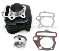52.4MM Aluminium Cylinder Body Piston Rings Gaskets Kit Set for 125cc Engine ATV Go Kart