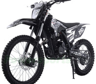 Free Shipping! X-PRO Knight 250 Dirt Bike with LED Headlight, 5-Speed Manual Transmission, Electric/Kick Start! Big 21in/18in Wheels! Zongshen Brand Engine!