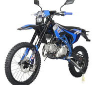 Free Shipping! X-PRO Storm DLX 150 Dirt Bike with All Lights, 4-Speed Manual Transmission, Electric/Kick Start, Big 19"/16" Tires!