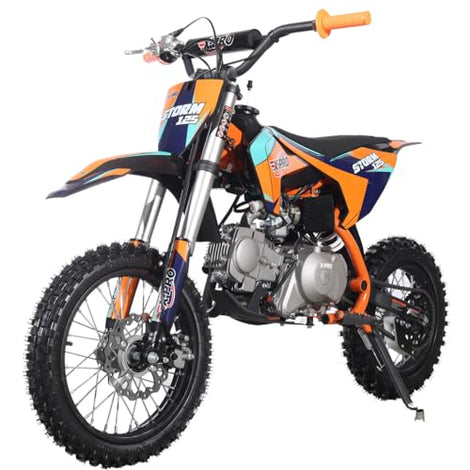 Free Shipping! X-PRO Storm 125cc Dirt Bike with Automatic Transmission, Electric Start, Big 14in/12in Tires!