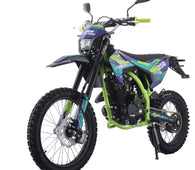 Free Shipping! X-PRO Storm DLX 250 Dirt Bike with All LED Lights and 5-Speed Manual Transmission, Electric/Kick Start! Big 19in/16in Wheels! Zongshen Brand Engine!