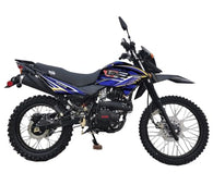 Free Shipping! X-PRO RXE 250 Dual Sports Enduro Dirt Bike with 5-Speed Manual Transmission! Electric/Kick Start, 21"/18" Wheels!