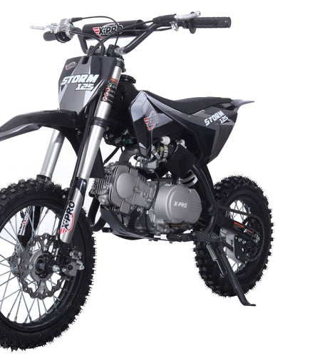 Free Shipping! X-PRO Strom 125cc Dirt Bike with 4-Speed Manual Transmission, Kick Start, Big 14in/12in Tires! Zongshen Brand Engine!