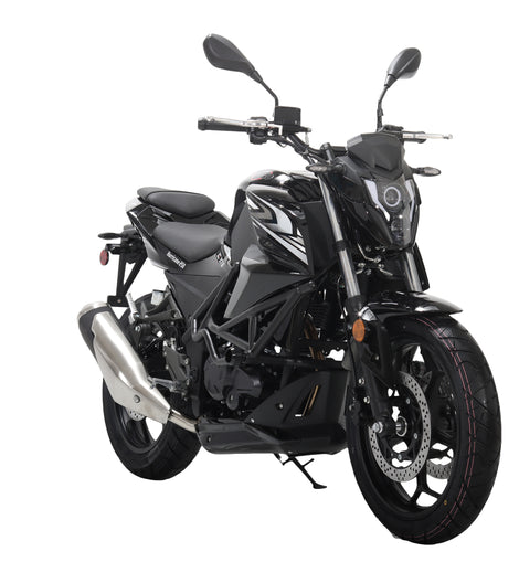 Free Shipping! X-PRO Hurricane 250 Electronic Fuel Injection Street Motorcycle with 6-Speed Manual Transmission, Electric Start! 17in Wheels! Assembled In Crate!