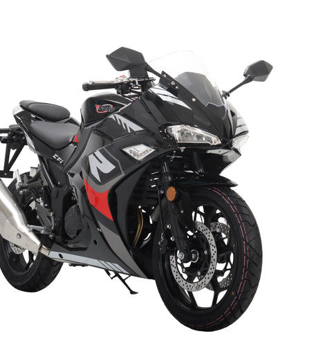 Free Shipping! X-PRO Adventure 250 Electronic Fuel Injection Street Motorcycle with 6-Speed Manual Transmission, Electric Start! 17in Wheels! Assembled In Crate!