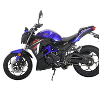 Free Shipping! X-PRO Python 250 Electronic Fuel Injection Street Motorcycle with 6-Speed Manual Transmission, Electric Start! 17in Wheels! Assembled In Crate!