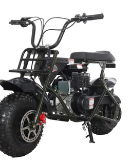 X-PRO Falcon 105cc 4-Stroke Mini Dirt Bike for Kids, 6in Wheels, Up to 22Mph, Weight Support 165 LBS!