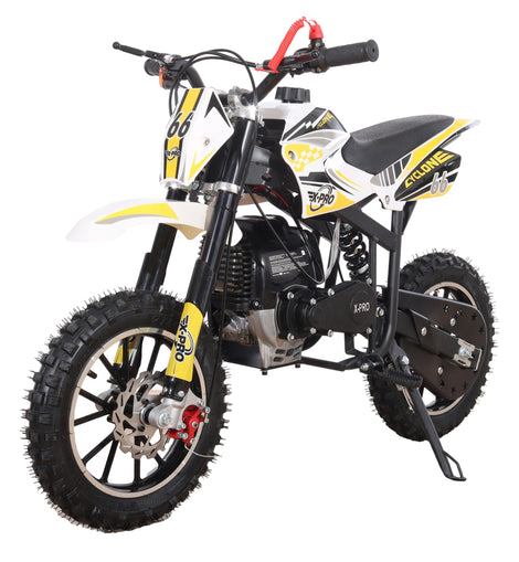 Free Shipping! X-PRO Cyclone 40cc Mini Dirt Bike With Hand Pull Start! Chain Drive, Disc Brakes!