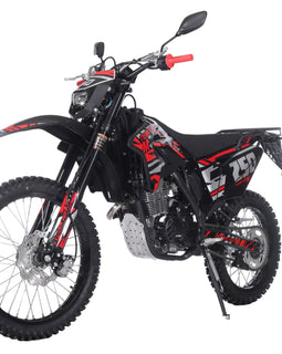 Free Shipping! TEMPLAR M 250cc Dirt Bike with All Lights and 5-Speed Manual Transmission,  Electric/Kick Start! Big 21in/18in Wheels! Zongshen Brand Engine!