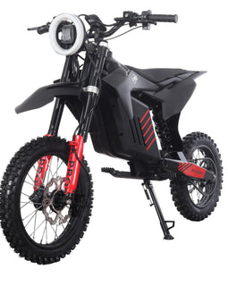 Free Shipping! X-PRO 2000W 48V 20.8AH Teens Adults Electric Dirt Bike with Front LED Light! 14in/12in Wheels!