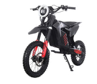 Free Shipping! X-PRO 2000W 48V 20.8AH Teens Adults Electric Dirt Bike with Front LED Light! 14in/12in Wheels!