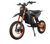 Free Shipping! X-PRO 2000W 48V 20.8AH Teens Adults Electric Dirt Bike with Front LED Light! 14in/12in Wheels!