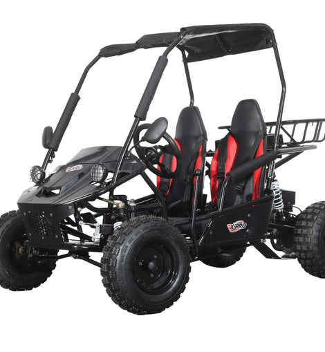 X-PRO Rover 110cc Go Kart with Automatic Transmission w/Reverse, LED Headlights, Big 16