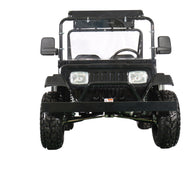 X-PRO Ridge 200 Jeep with CVT Transmission w/Reverse! with Windshield & Soft Top, 4-Wheel Disc Brakes, Big 20.5” Wheels!