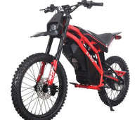 Free Shipping! X-PRO 4000W 60V 27AH Teens Adults Electric Dirt Bike with Front LED Light! 19in/17in Wheels!