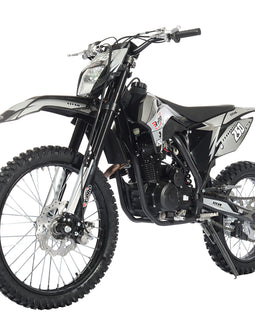 Free Shipping! X-PRO Titan 250cc Dirt Bike with LED Headlight, 5-Speed Manual Transmission, Electric/Kick Start! Big 21in/18in Wheels! Zongshen Brand Engine!
