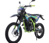 Free Shipping! X-PRO Storm DLX 250 Dirt Bike with All LED Lights and 5-Speed Manual Transmission, Electric/Kick Start! Big 19in/16in Wheels! Zongshen Brand Engine!