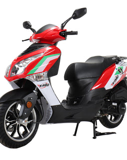 Free Shipping! X-PRO Fiji 150cc Moped Scooter with 13in Aluminum Wheels, Electric/Kick Start! Large Headlights!