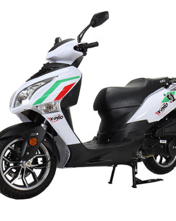 Free Shipping! X-PRO Fiji 150cc Moped Scooter with 13in Aluminum Wheels, Electric/Kick Start! Large Headlights!