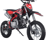 Free Shipping! X-PRO X26 125cc Dirt Bike with 4-Speed Manual Transmission, Kick Start, Big 14"/12" Tires! Zongshen Brand Engine!