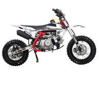 Free Shipping! X-PRO X15 110cc Dirt Bike with Semi-Automatic Transmission, Kick Start, Hydraulic Disc Brake! Chain Drive! 12"/10" Wheels!