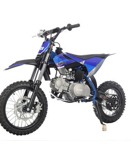 Free Shipping! X-PRO X28 110cc Dirt Bike with Semi-Automatic Transmission, Kick Start, Big 14"/12" Tires! Cradle Type Steel Tube Frame!