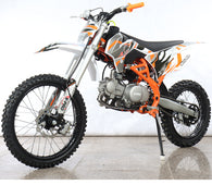 Free Shipping! X-PRO X5 125cc Dirt Bike with 4-Speed Manual Transmission, Kick Start, Big 19"/16" Tires! Perimeter Cradle Type Steel Frame!