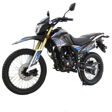 Free Shipping! X-PRO Hawk DLX 250 EFI Fuel Injection Motorcycle with 5-speed Manual Transmission and Electric/kick Start! Big 21"/18" Wheels! DOT Approved Street Legal!