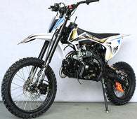 Free Shipping! X-PRO Hawk 125cc Dirt Bike with 4-speed Semi-Automatic Transmission! Kick Start, Big 17in/14in Tires! Zongshen Brand Engine!