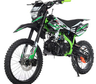 Free Shipping! X-PRO Hawk 125cc Dirt Bike with Headlights and 4-speed Manual Transmission! Electric/Kick Start, Big 19"/16" Tires! Zongshen Brand Engine!