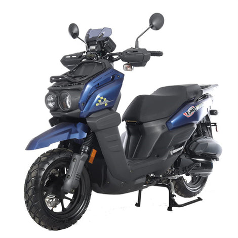 Free Shipping! X-PRO Tahiti 150cc Moped Scooter with 12