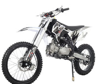 Free Shipping! X-PRO X5 125cc Dirt Bike with 4-Speed Manual Transmission, Kick Start, Big 19"/16" Tires! Perimeter Cradle Type Steel Frame!