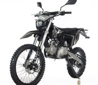 Free Shipping! X-PRO Hawk 125cc Dirt Bike with All Lights and 4-speed Manual Transmission! Electric/Kick Start, Big 19"/16" Tires! Zongshen Brand Engine!