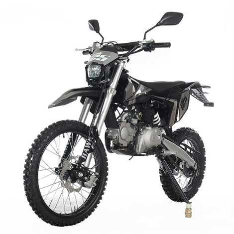 Free Shipping! X-PRO Hawk 125cc Dirt Bike with All Lights and 4-speed Manual Transmission! Electric/Kick Start, Big 19