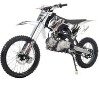 Free Shipping! X-PRO X6 125cc Dirt Bike with 4-Speed Manual Transmission, Electric/Kick Start, Big 19"/16" Tires! Perimeter Cradle Type Steel Frame!