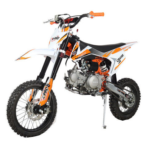 Free Shipping! X-PRO Cruise 125cc Dirt Bike with 4-Speed Manual Transmission, Kick Start, Big 14