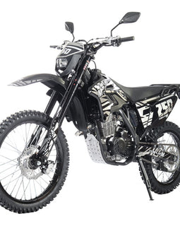 Free Shipping! TEMPLAR M 250cc Dirt Bike with All Lights and 5-Speed Manual Transmission,  Electric/Kick Start! Big 21"/18" Wheels! Zongshen Brand Engine!