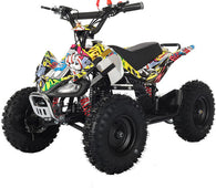 Free Shipping! X-PRO Thunder 40cc ATV with Chain Transmission, Pull start! Disc Brake! 6" Tires!